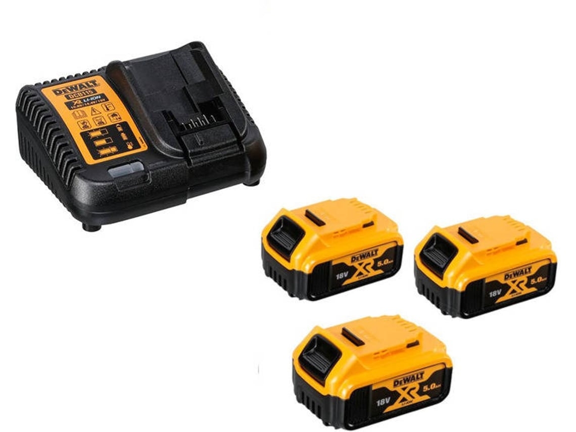 Kit 3 Baterías XR 18V Li-Ion 5,0Ah + CAR