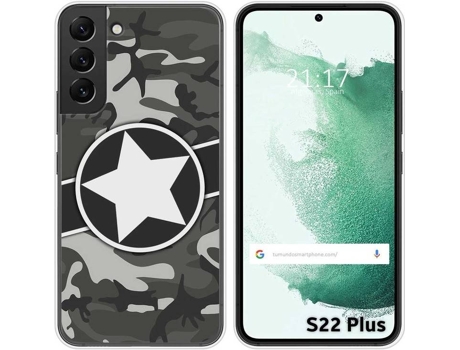 Carcasa Samsung Galaxy S22 Plus 5G TUMUNDOSMARTPHONE Dibujos Camuflaje 02 Multicolor