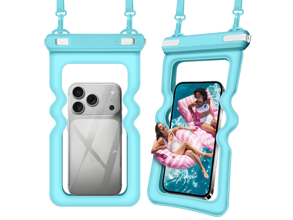 Funda Impermeable Para Teléfono, Diseño De Onda Con Airbag, 1 Unidad (azul) Czhhmart