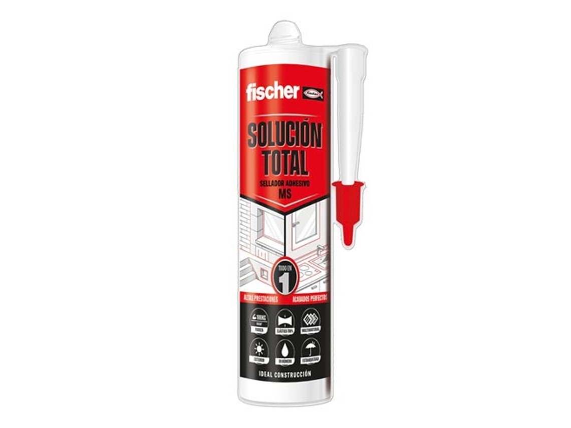 Polímero Fischer Ms Total Sellado/pegado Blanco 290ml