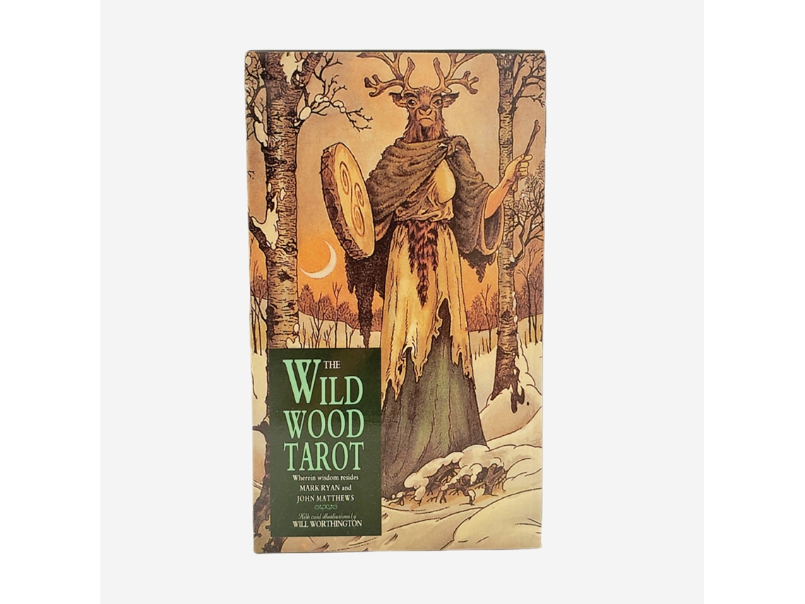 Un Juego De Cartas De Tarot Inspirado En La Naturaleza Y Los Bosques Primigenios, Con 78 Cartas Empaquetadas En Una Caja Que Mide 10,5 X 6,2 X 2,6 Cm.
