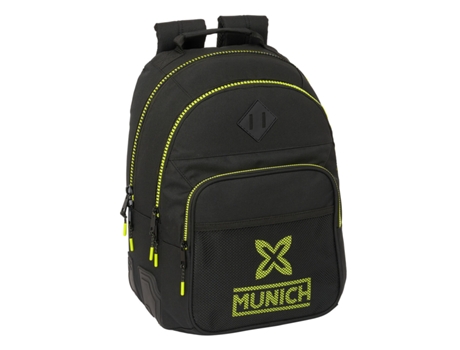 Mochila Escolar SAFTA Beat (Negro - Poliéster 600D)