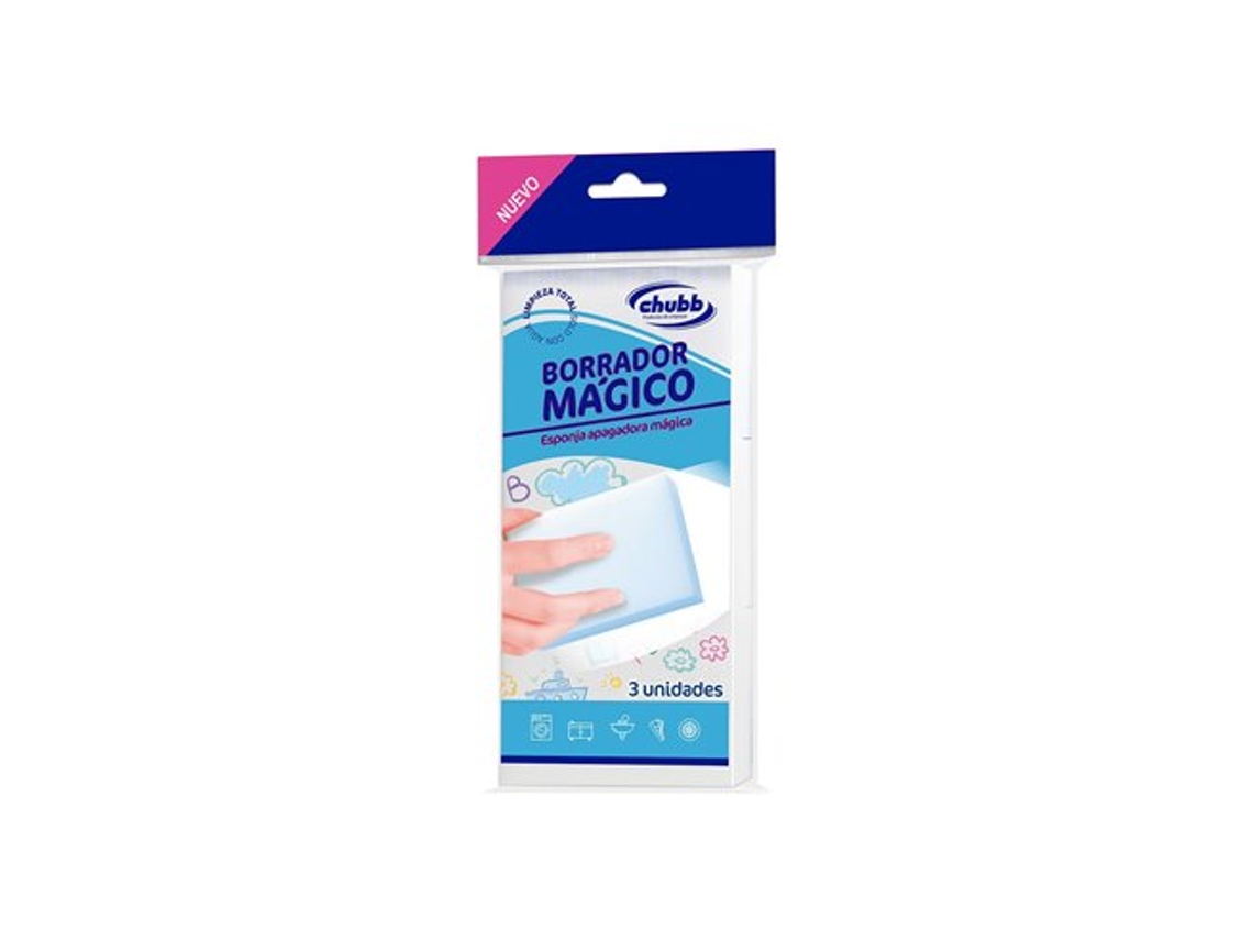 Borrador mágico Chubb C01153 (bolsa de 3 unidades)