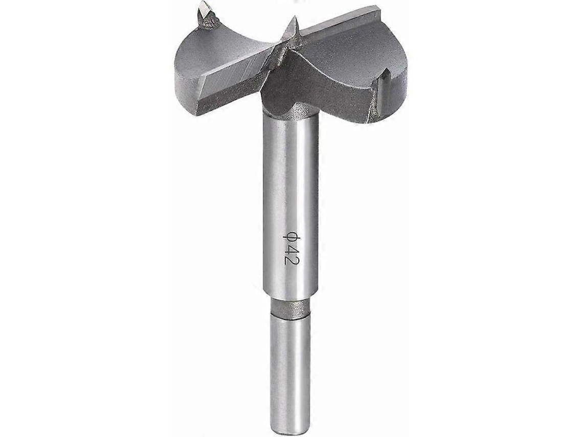Broca De Carburo Para Madera 42mm, Perforadora De Agujeros Planos Limpios Para Puertas, Cajones Y Plywood, Diseño X-wing
