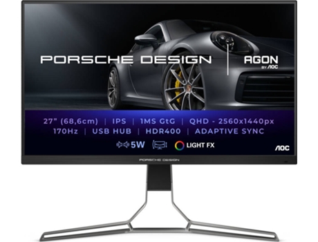 Monitor AOC PD27S (27'' - 1 ms - Ultra HD - Negro y Gris)
