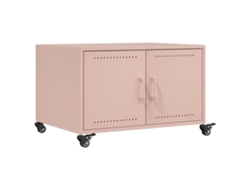 Maison Exclusive - Mesa De Centro Acero Rosa 68x50x43,5 Cm