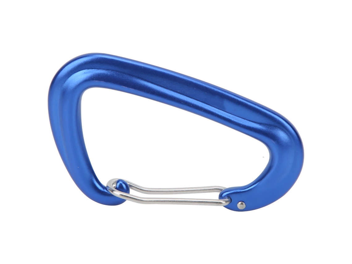 2026-mosquetones De Aluminio Para Camping, Hamacas Y Columpios, Hebillas Y Clips Exteriores Azules