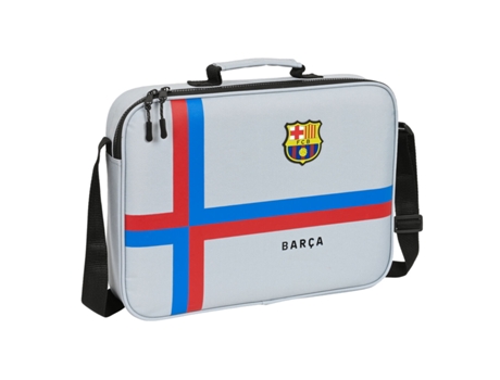 Portafolio Escolar F.C. Barcelona Grey 38 x 28 x 6 cm
