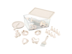20 utensilios para hornear con caja de almacenamiento.
