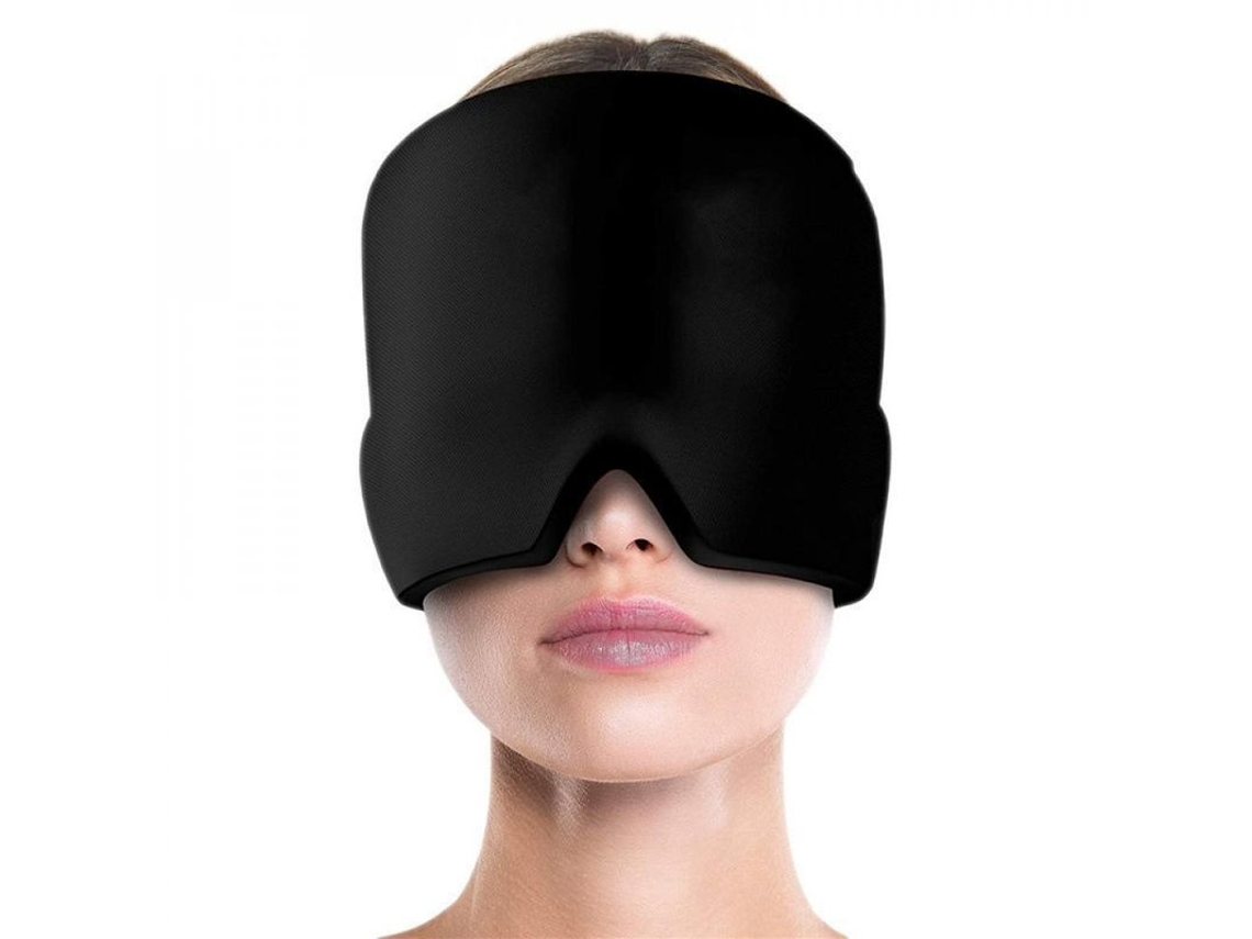 Gorro Para Aliviar La Migraña Con Terapia De Gel Frío/caliente, Bolsa De Hielo Y Antifaz.