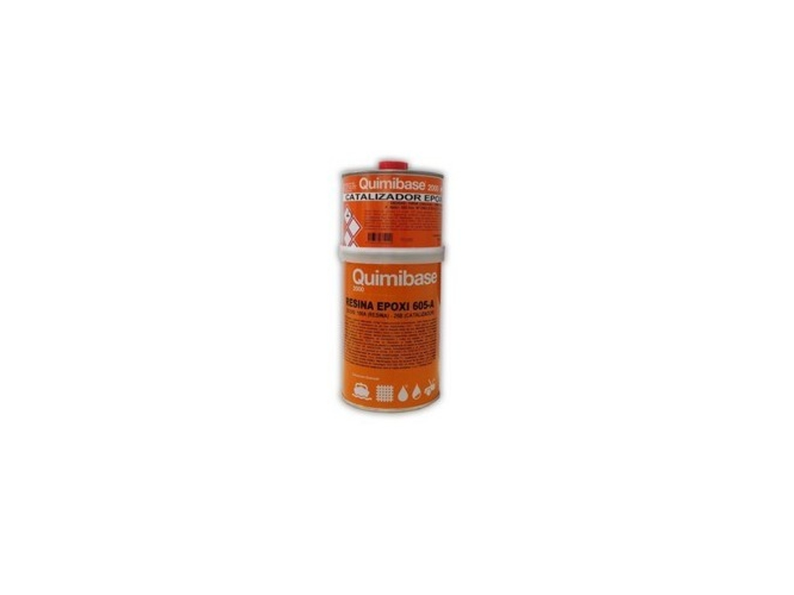 Resina QUIMIBASE Epoxi 605 Con Catalizador 1 Kg