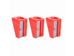 Danu2026-3pcs Herramienta Portátil Mini Para Reparar Puntas De Billar: Trimmer, Shaper, Tapper (rojo)