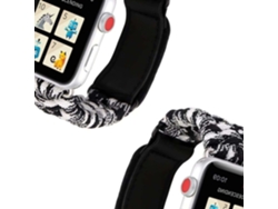 Correa Pulsera Fio Trenzado para Amazfit Gtr 42Mm Negro y Blanco