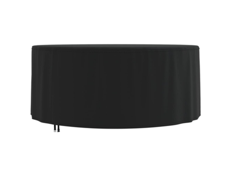Cubierta Para Muebles De Jardín VIDAXL Negro Poliéster (183x183x69 cm)