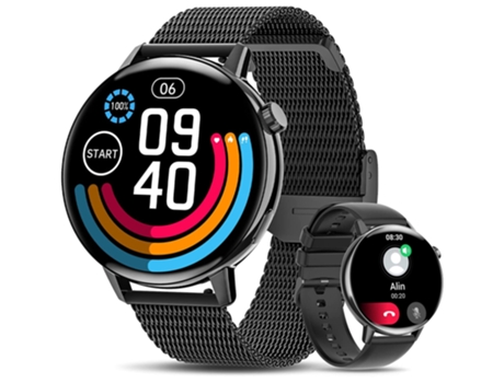 Smartwatch CHRONUS Sw/221115/R10 (Android y IOS - Negro)