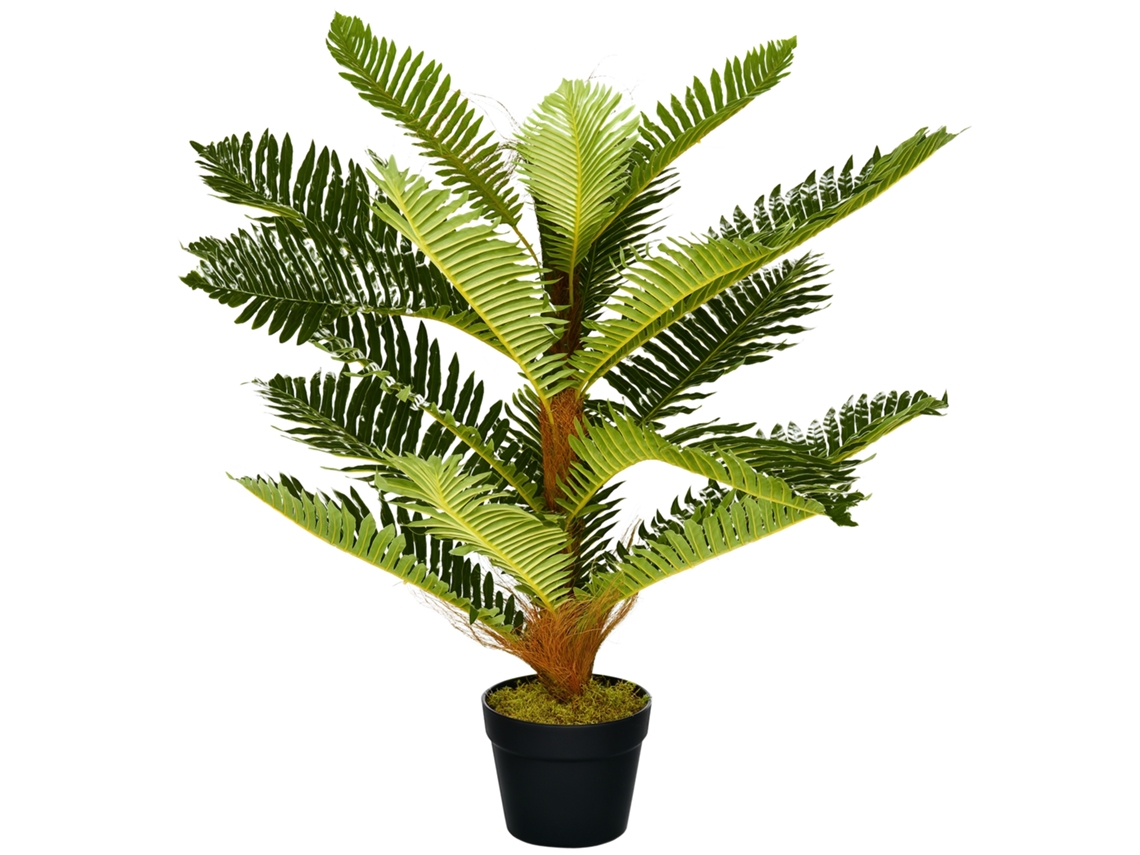 Palmera Artificial 85cm 18 Hojas Maceta Incluida