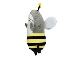 Ats-juguete De Peluche Tiburón Abeja Animal De Peluche Muñeco Fluffy Almohada Decoración Hogar Regalo Cumpleaños Niños