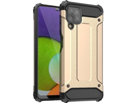 Carcasa Samsung Galaxy A22 4G LMOBILE Rígida Dorado