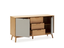 Aparador VS VENTA-STOCK Bruce 3 Cajones Y 2 Puertas (Madera - 140 x 40 x 77 cm)