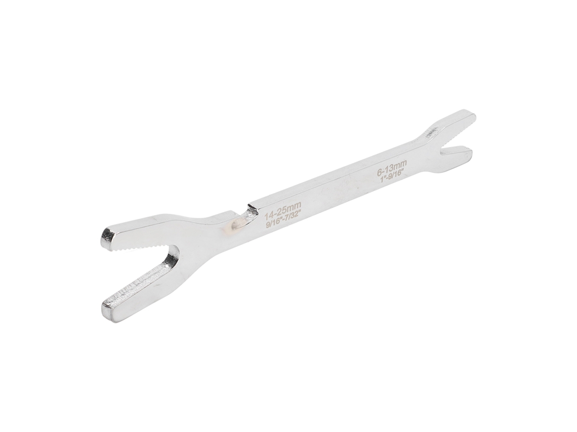 Herramienta manual de acero C45 de 6-25 mm con doble boquilla en Y para reparación y mantenimiento (blanca)