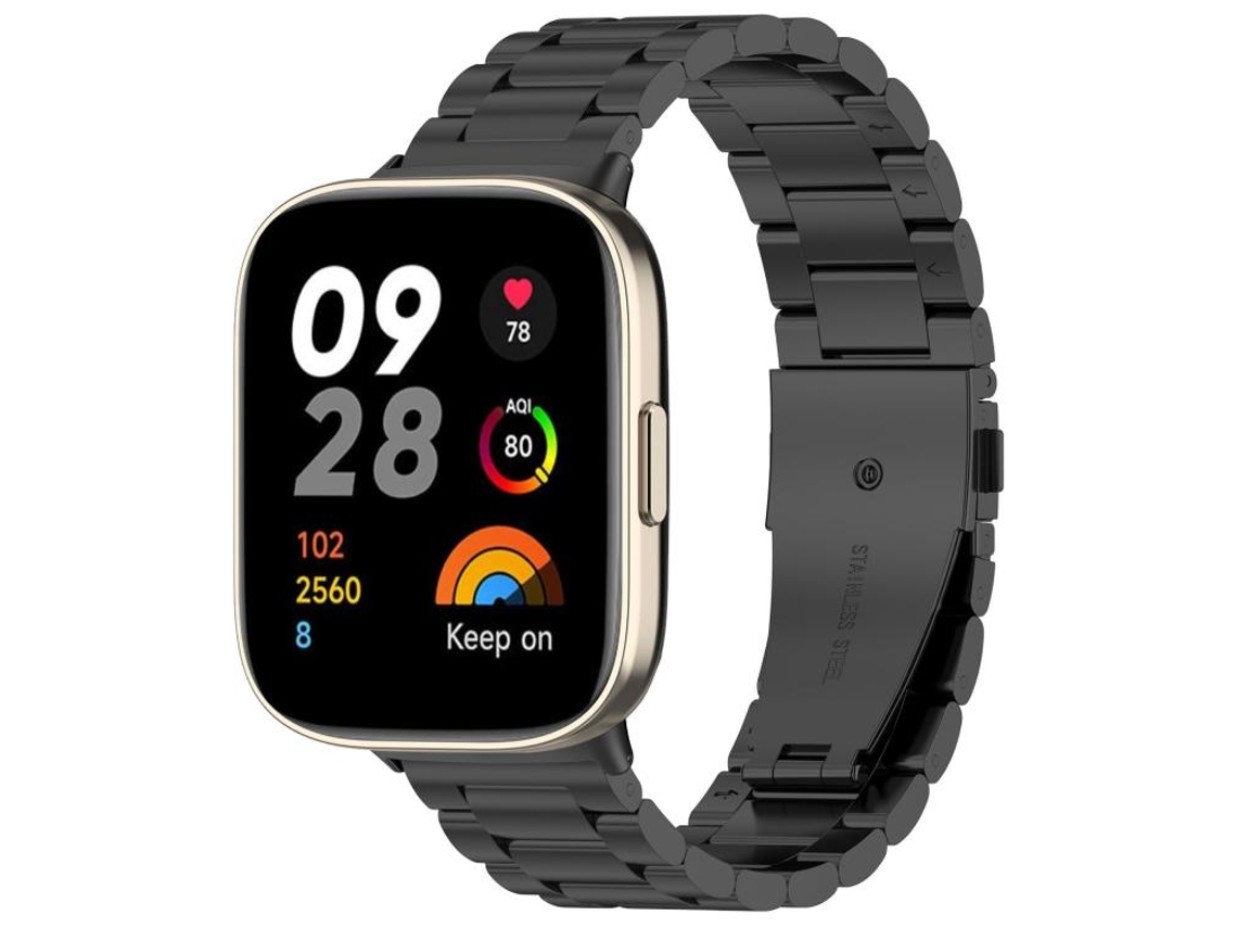 Pulsera para Redmi Watch 3 - Acero inoxidable con tres biseles