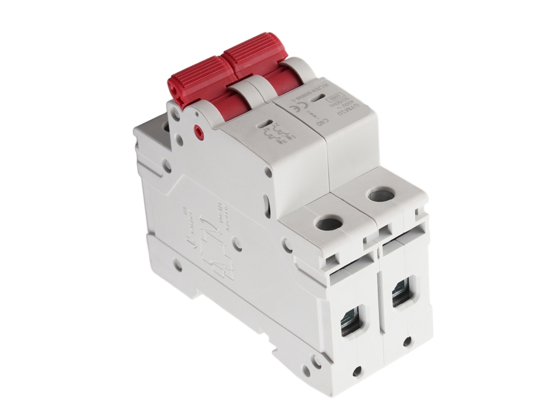 2026dz-disyuntor Interruptor de protección contra sobrecarga Aire miniatura 2p 6ka 400v 40a