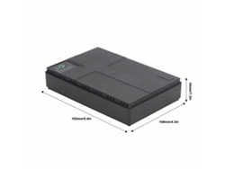 Omni-ups Batería De Respaldo 10400mah 5v 9v 12v 2a Poe 15v 24v 1a Suministro De Energía Ininterrumpida Eu Plug