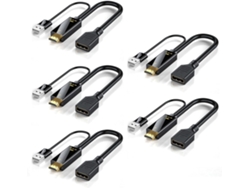 Cable Convertidor 5x Macho A Displayport 4k60hz, Adaptador Compatible Con Dp