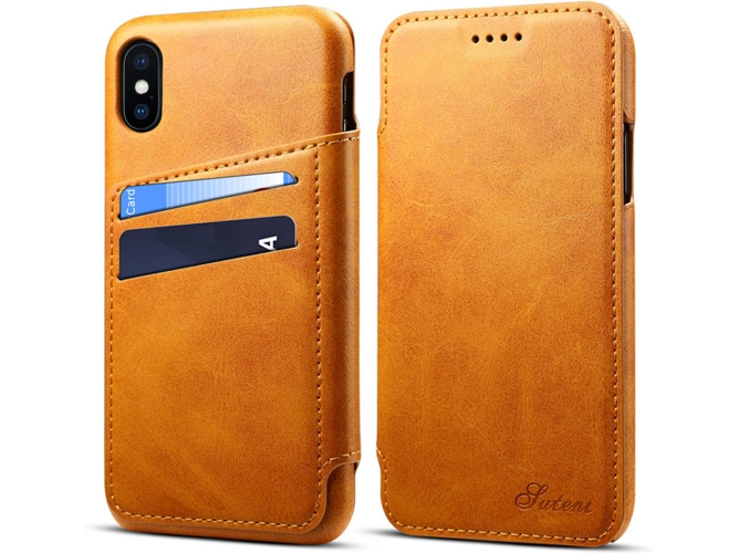 Funda iPhone XR WISETONY Suteni-143 Marrón
