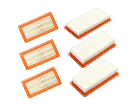 Paquete de 6 filtros de repuesto para Karcher Ds5500 Ds5600 Ds5800 Ds6000 cartucho de filtro tipo 6.414-631,0 Ds pieza limpiadora