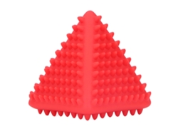 Bola Sensorial Elástica Triangular Vinil Forma Geométrica Brinquedo Educativo Anti-estresse