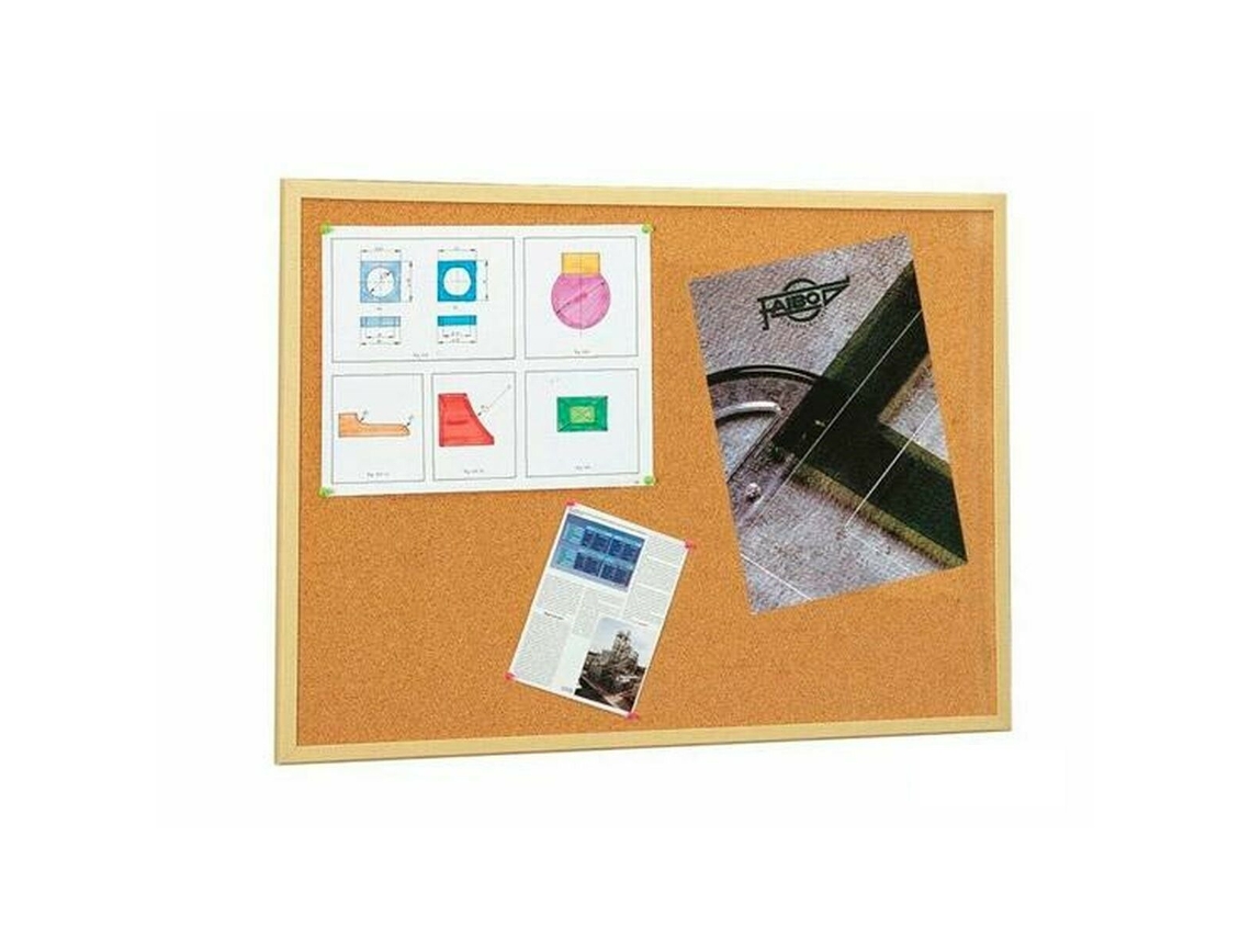 Tablero de Corcho Faibo Melamina (80 x 120 cm)