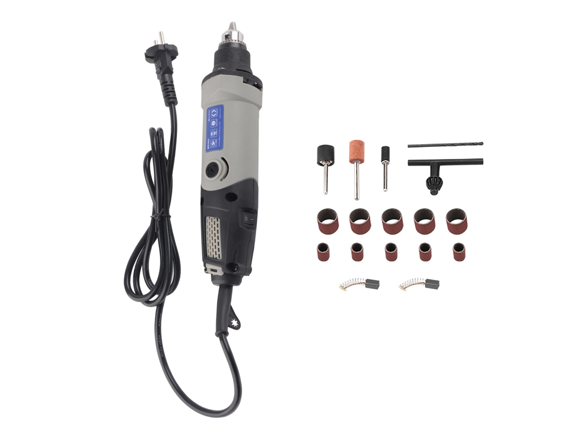 Taladro rotativo eléctrico (400 W, 6 velocidades variables)