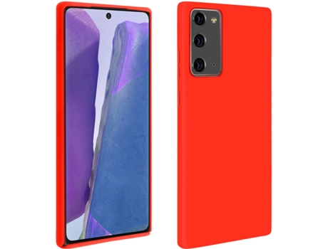 Carcasa Samsung Galaxy Note 20 AVIZAR Semirrígida Mate Rojo