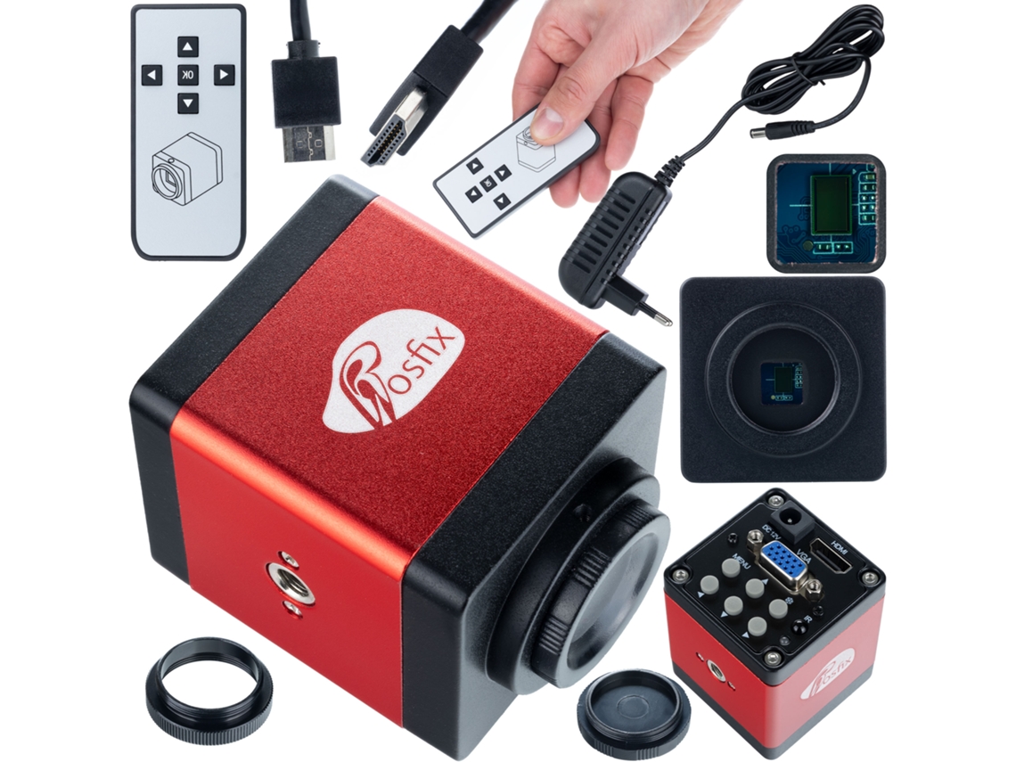 Cámara microscópica Draco Red Pro Kmdrp-hdmi-vga de 2 MP | Full HD | Alta precisión de color