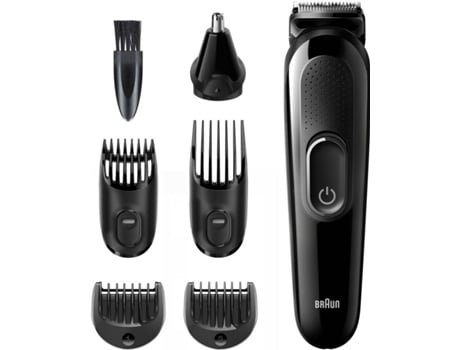 Afeitadora Multifunción BRAUN MGK S3 MGK3220 6 En 1 (Batería - 0.5 - 21 mm)
