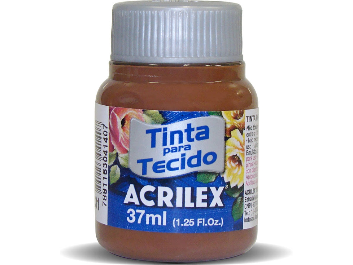 Tinta de Tela Mate Acrilex Marrón (04140/531 37ml)