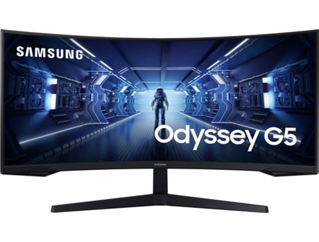 Monitor Curvo Gaming SAMSUNG LC34G55TWWRXEN (34'' - 1 ms - 144 Hz - WQHD)