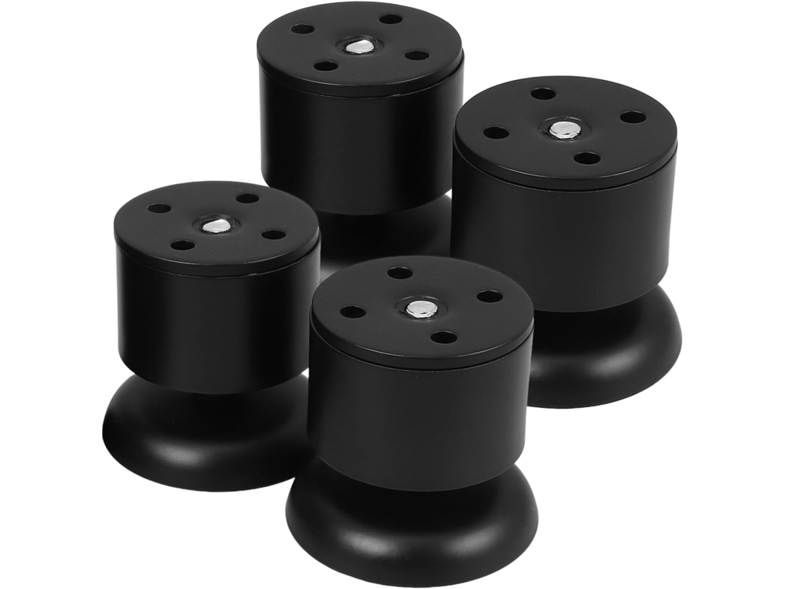Juego De Muebles Redondos Ajustables De Acero Inoxidable De 4 Piezas Para Mesas, Camas, Sofás Y