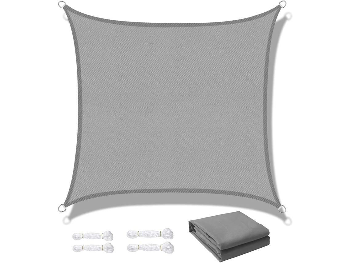 Vela De Sombra Rectangular Impermeable Resistente Uv, Protección