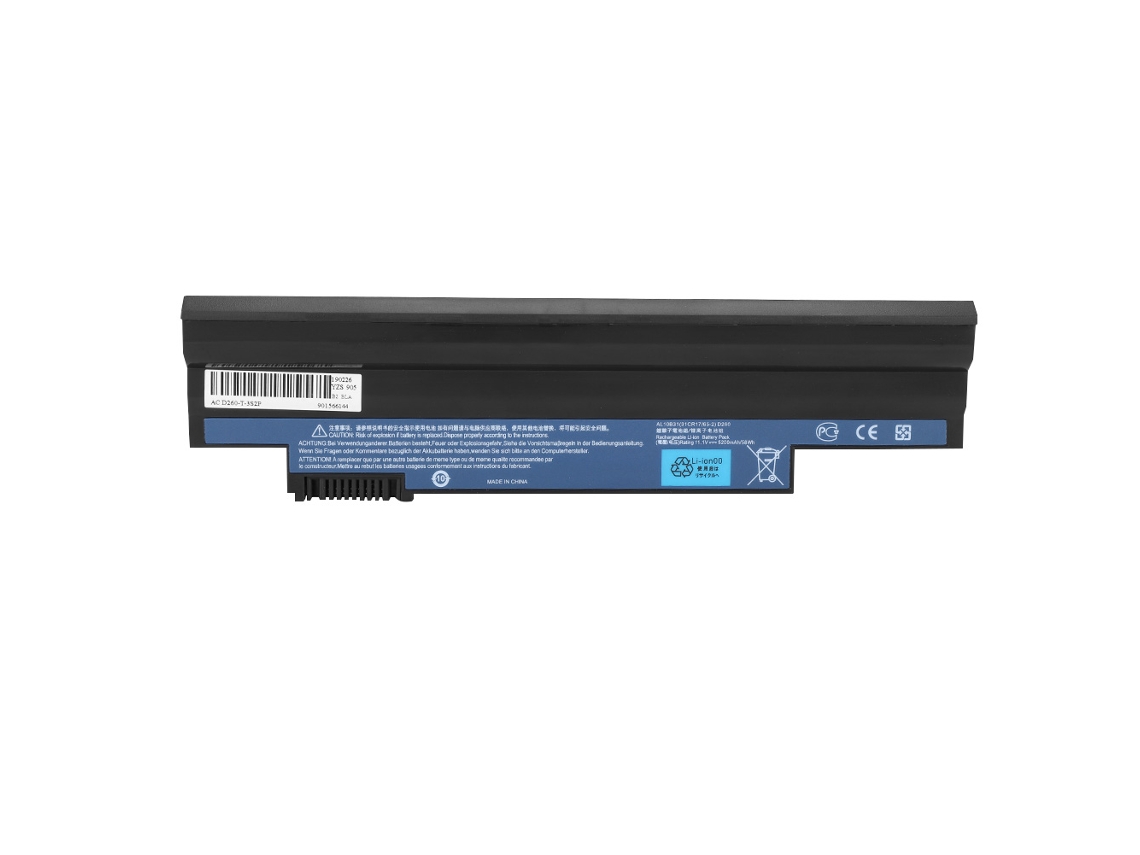 Batería para portátil Acer Aspire One (11,1 V, 5200 mAh/58 Wh)