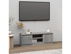 Estantería/Mueble de TV con Puerta 102X30X36 Cm Gris Sonoma