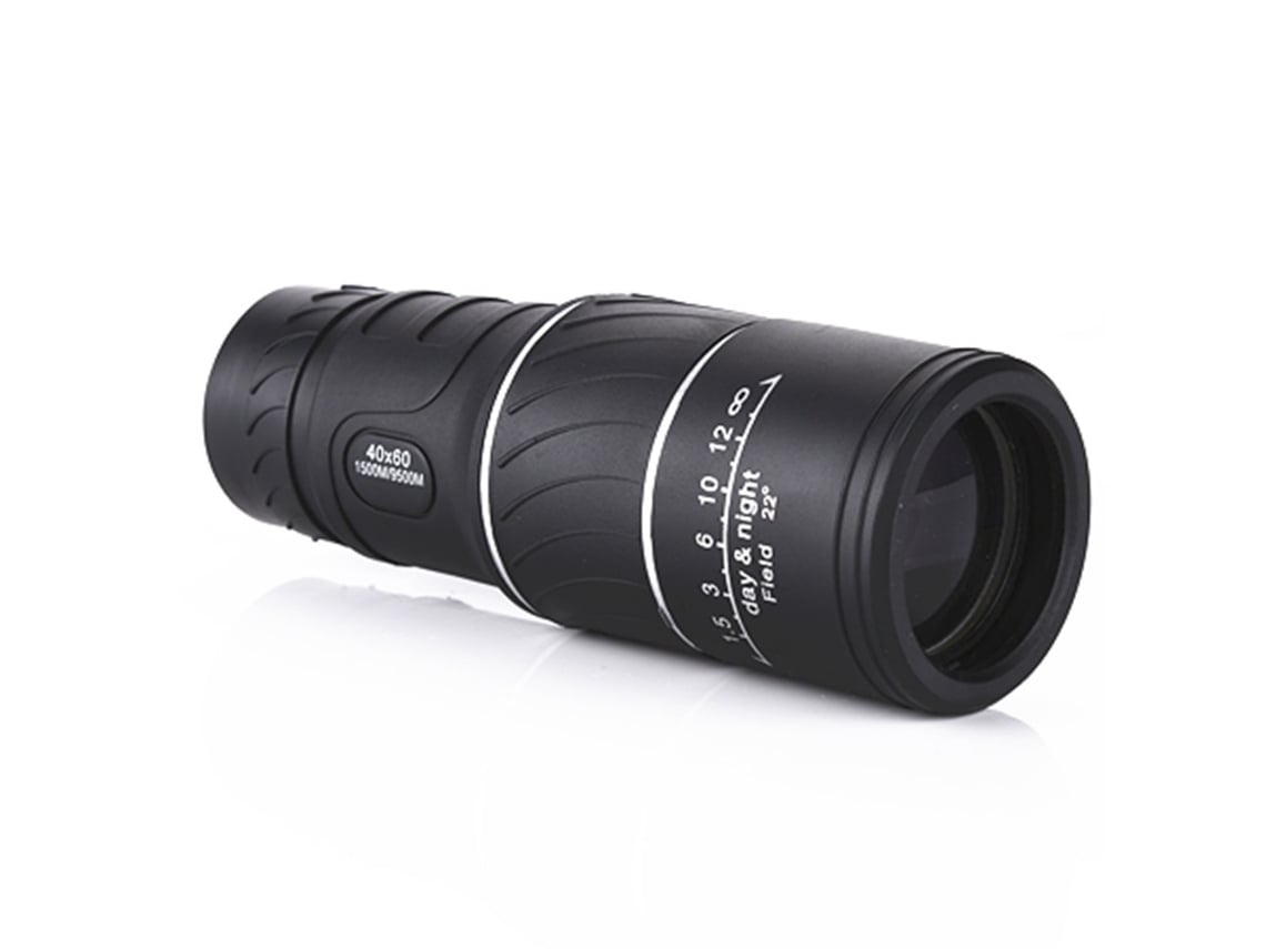 Telescópio Monocular Preto Hd 40 X 60 Design De Bolso Tipo Prisma Bak4 Fácil De Transportar Foco Visão Noturna Exterior Filme Verde Facpoet