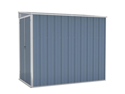Caseta de jardín VIDAXL Gris Acero (118x194x178 cm)