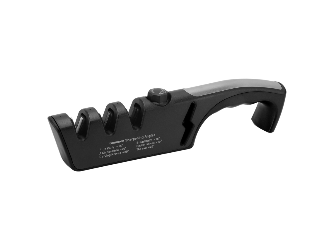 Afilador De Cuchillos Black Diamond, Ergonómico, Ajustable En 3 Pasos, Herramienta De Cocina Multifuncional.