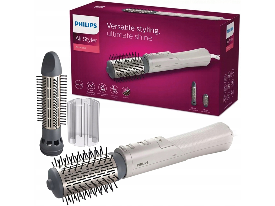 Cepillo Moldeador PHILIPS BHA710/00 (1000 W - 3 Niveles de Temperatura)