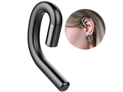 Auriculares Inalámbricos Bluetooth Con Micrófono, Diseño Con Gancho Para La Oreja, Color Blanco.