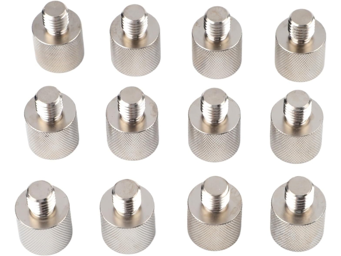 Juego De 12 Adaptadores De Antena M10 A 3/8" Para Radios Kenwood