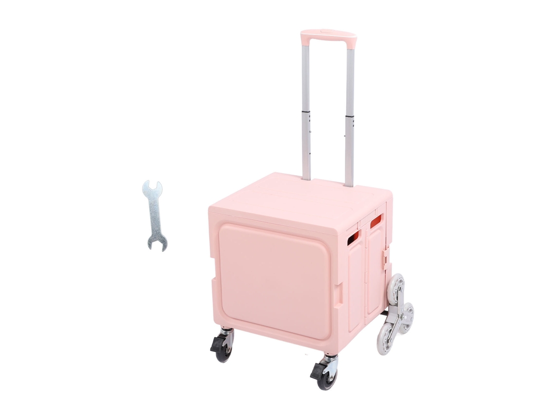 Carrito Portátil Con Ruedas, Resistente, De Polipropileno, De Aluminio Y Hierro, Con 8 Ruedas, Plegable, Para Compras, Mensajería, Recogidas, Color R