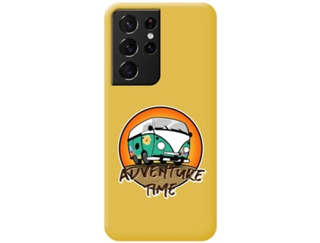 Carcasa Samsung Galaxy S21 Ultra 5G TUMUNDOSMARTPHONE Adventure Time Amarillo